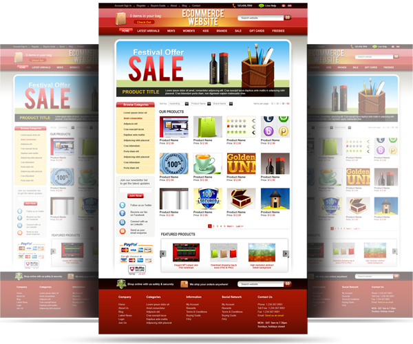 e commerce website for sale