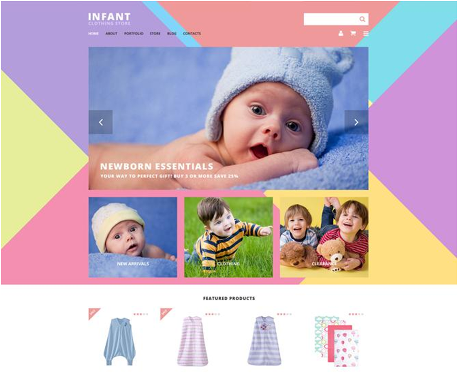Infant Clothing Store WooCommerce Theme