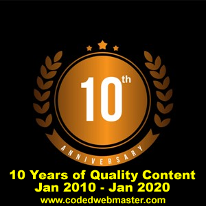 10th-anniversary-codedwebmaster-com