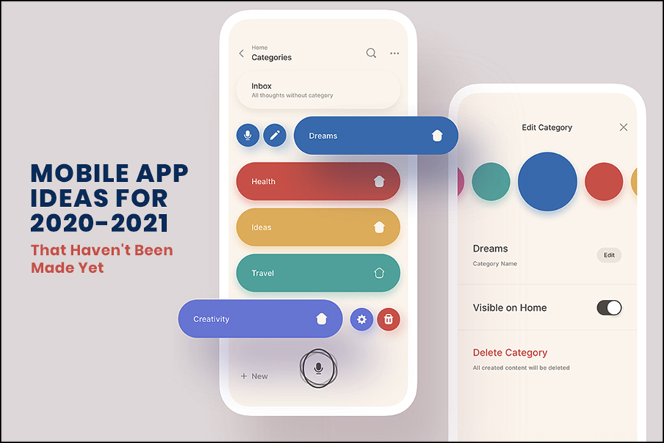 Mobile App Ideas For 2020-2021 That Haven't Been Made Yet