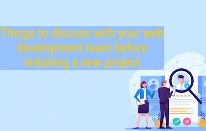 Vital pre-project talks with your web development team