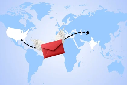 Envelope shipping to india from USA