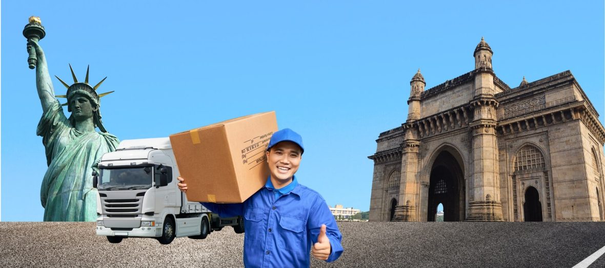 courier service from usa to india